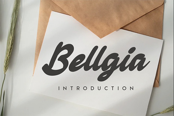 Bellgia: A Script Font with Elegant Charm