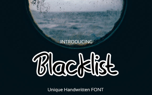 Blacklist: A Bold Script for Modern Design