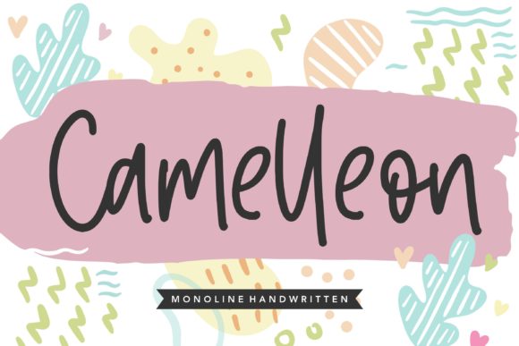 Discover Camelleon: A Versatile Handwritten Font for Editorial Design