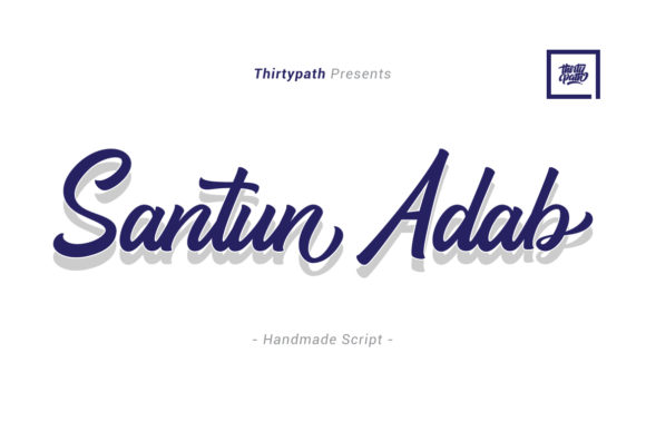 Discover Santun Adab: The Perfect Font for Handmade Creations