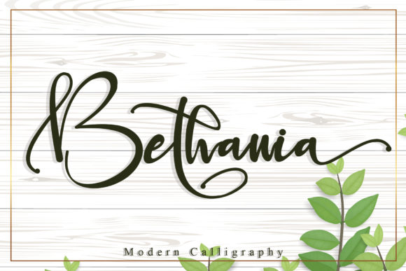 Discover the Charm of Bethania: A Handwritten Font for Makers