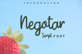 Elevate Your Brand with Negotar: A Bold and Playful Script Font