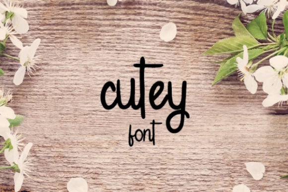Elevate Your Campaigns with Cutey: A Modern Handwritten Font