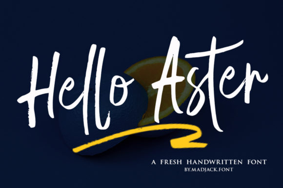 Enhance Your Brand with Hello Aster: A Friendly Handwritten Font
