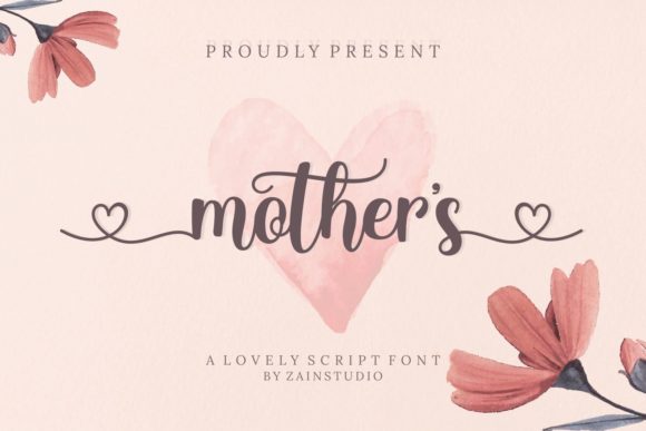 Enhance Your Campaigns with Mother s: A Romantic Handwritten Font