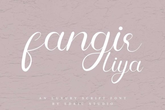 Fangirliya: A Brush Script Font for Editorial Elegance