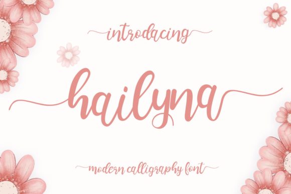 Hailyna: A Hand-Lettered Font for Elegant Web Design