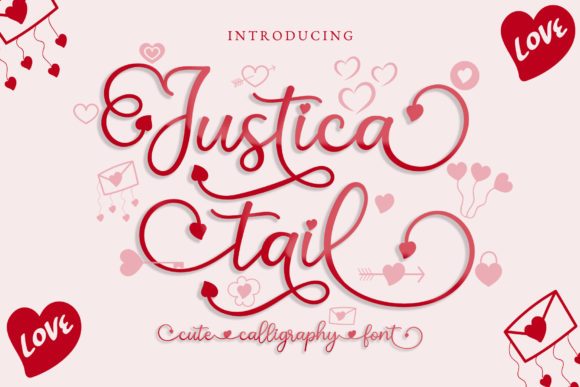 Justica Tail: A Handwritten Font for Engaging Campaigns