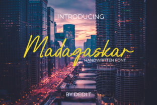 Madagaskar: A Handwritten Font for Polished Branding