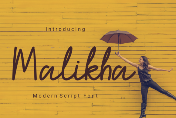 Malikha: A Timeless Handwritten Font for Polished Branding