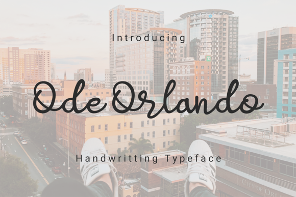 Ode Orlando: A Script Font with Elegance