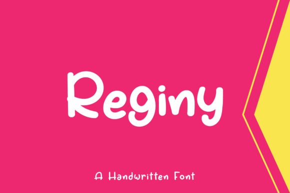 Reginy: A Charming Handwritten Font for Engaging Campaigns